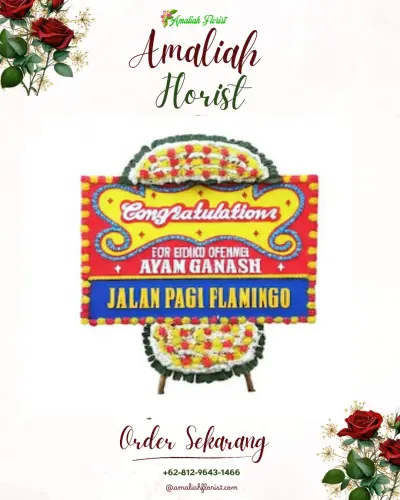 Bunga Papan Congratulation di Medan Tenggara